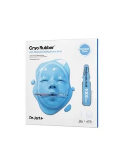 DR JART Cryo Rubber Masque à l'Acide Hyaluronique Hydratant Visage Peaux Sèches 4 g + 40 g