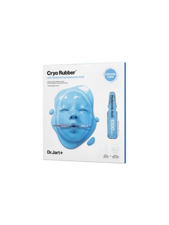 DR JART Cryo Rubber Masque à l'Acide Hyaluronique Hydratant Visage Peaux Sèches 4 g + 40 g