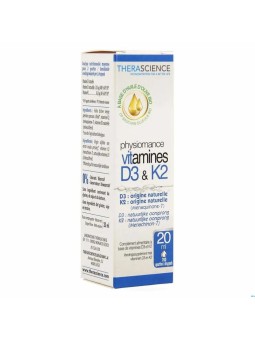 THERASCIENCE Physiomance Vitamins D3 & K2 PHY309 20 ml