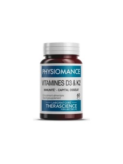 THERASCIENCE Physiomance Vitamine D3 K2 Capsules boite de 60