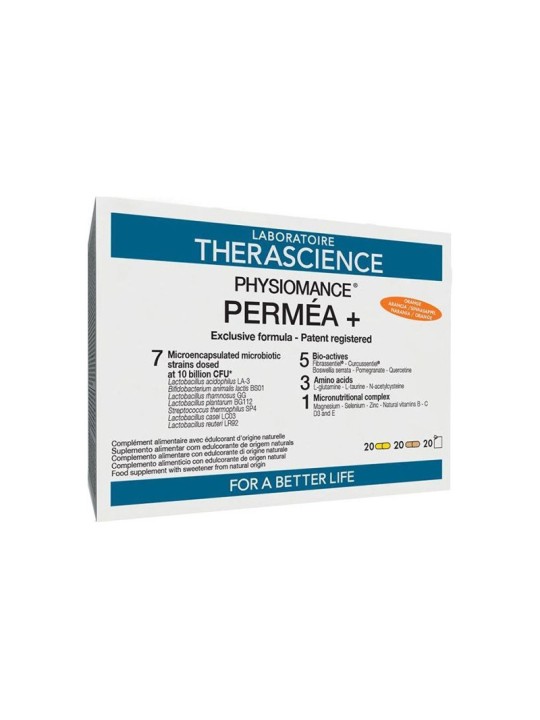 THERASCIENCE Permea+ Avec Microbiote Sachets boite de 20 + 40 Gélules