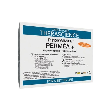 THERASCIENCE Permea+ Avec Microbiote Sachets boite de 20 + 40 Gélules