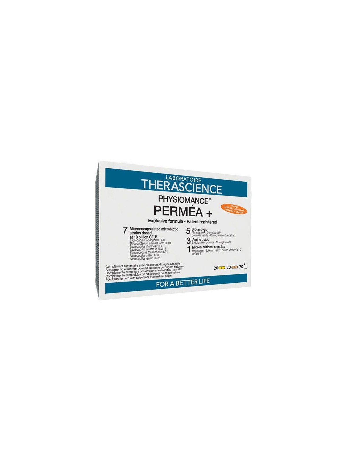 THERASCIENCE Permea+ Avec Microbiote Sachets boite de 20 + 40 Gélules