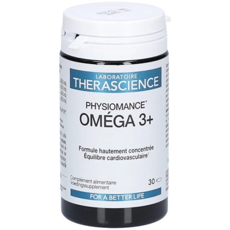 THERASCIENCE Physiomance Omega 3 Heart Capsules boite de 30