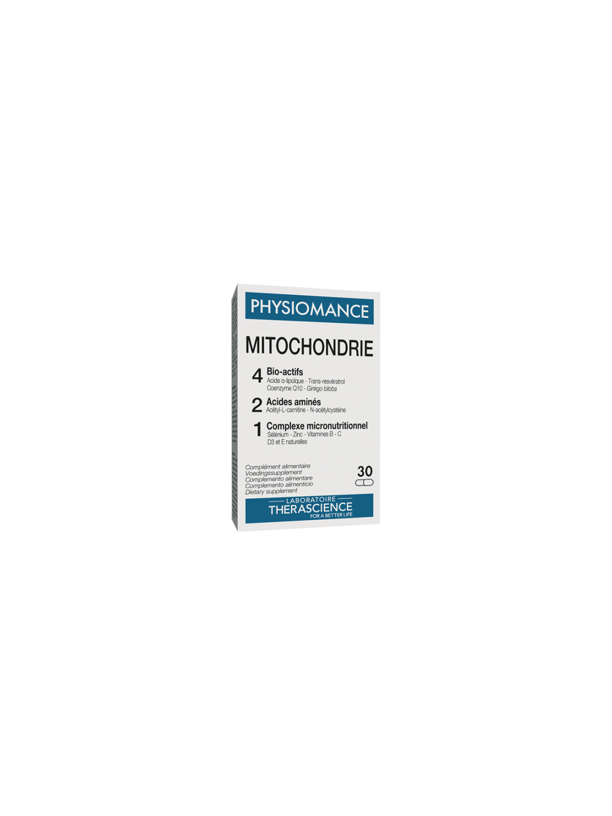 THERASCIENCE Physiomance Mitochondrie Gélules boite de 30