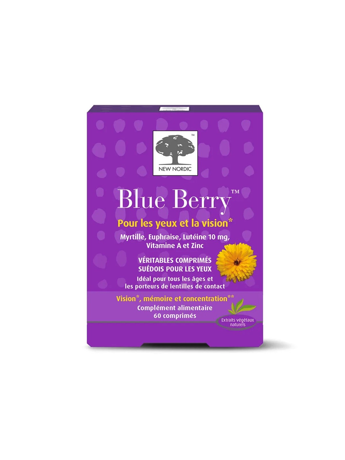 NEW NORDIC Blue Berry Comprimés boîte de 60