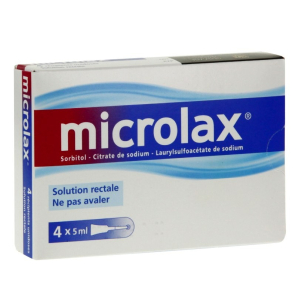 Microlax Solution Rectale  4x5ml | Nom de la Pharmacie en variable
