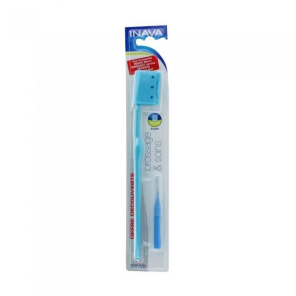 Inava 20/100 Brosse à dent souple | Nom de la Pharmacie en variable