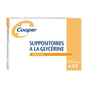 Cooper 25 Suppositoires à la glycérine | Nom de la Pharmacie en...