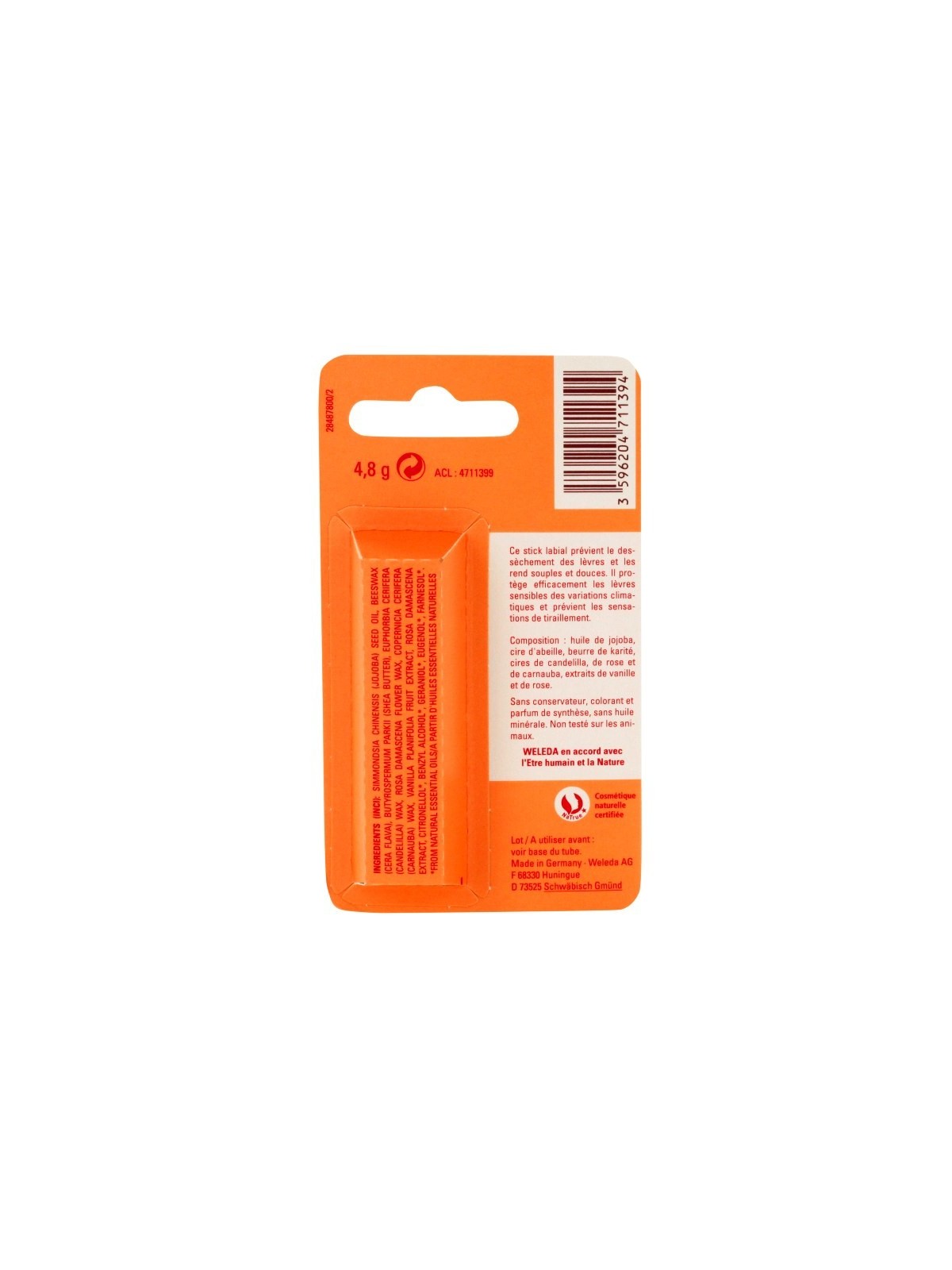 Weleda soin des lèvres everon 4.8g