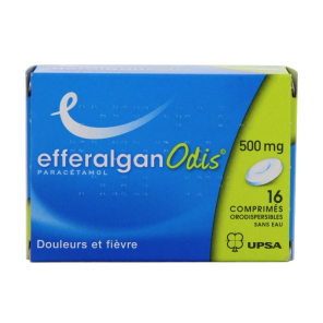 EfferalganOdis 500 mg 16 comprimés orodispersibles