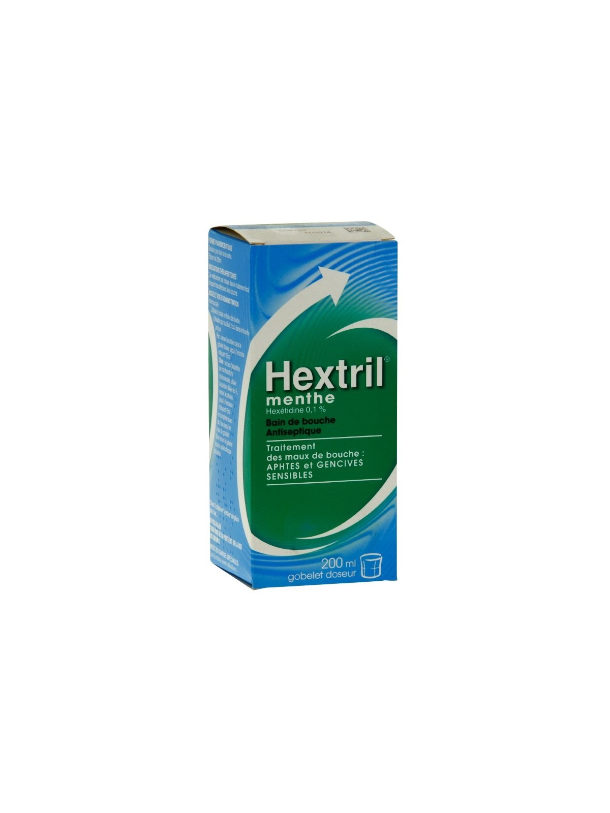 Hextril menthe 0.1% 200 ml | Nom de la Pharmacie en variable