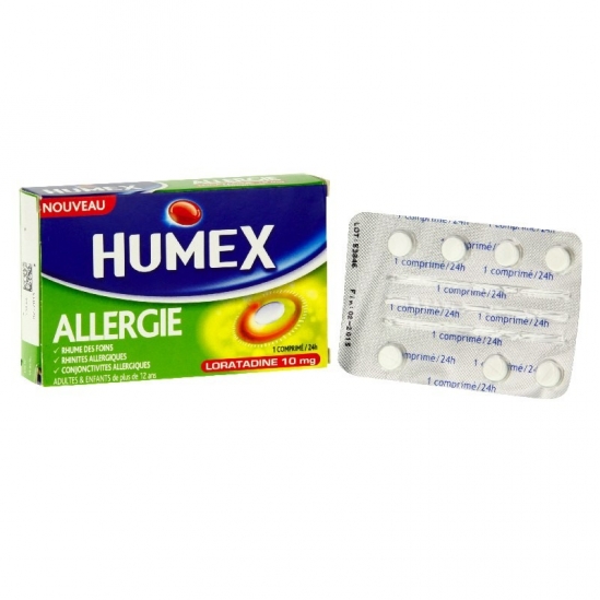 Humex Alergie Loratadine 10mg 7 Comprimés | Nom de la Pharmacie en...