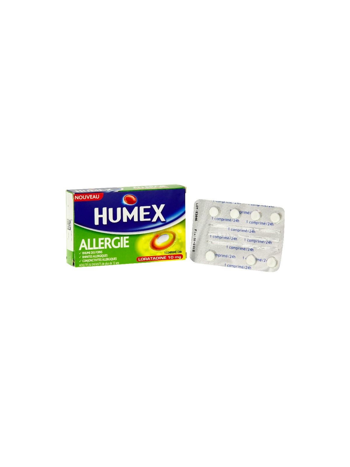 Humex Alergie Loratadine 10mg 7 Comprimés | Nom de la Pharmacie en...