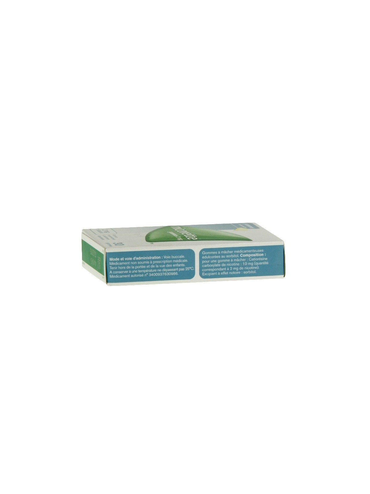 Nicorette 2Mg Sans Sucre 30 Gommes à Mâcher | Nom de la Pharmacie...