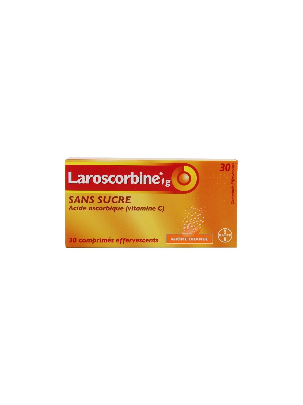 Laroscorbine 1g sans sucre 30 comprimés effervescents | Nom de la...