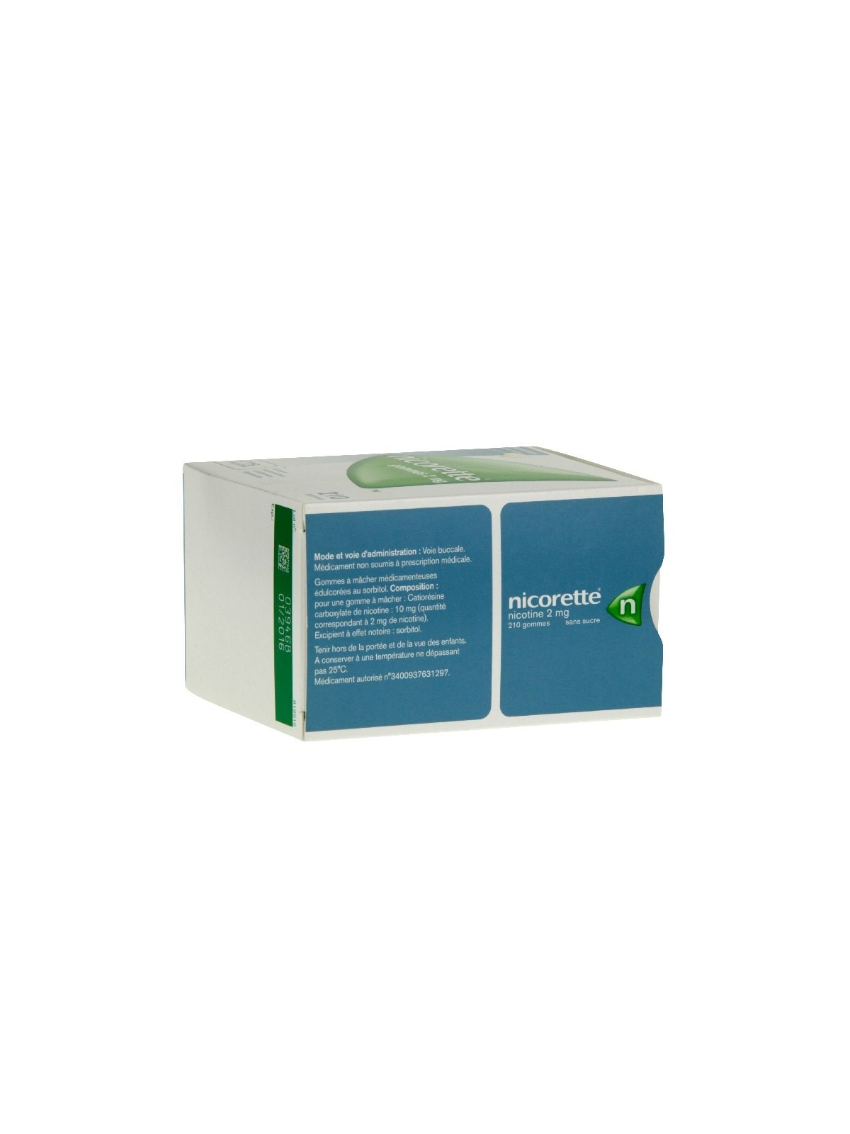 Nicorette 2mg Sans Sucre 210 Gommes à mâcher | Nom de la Pharmacie...