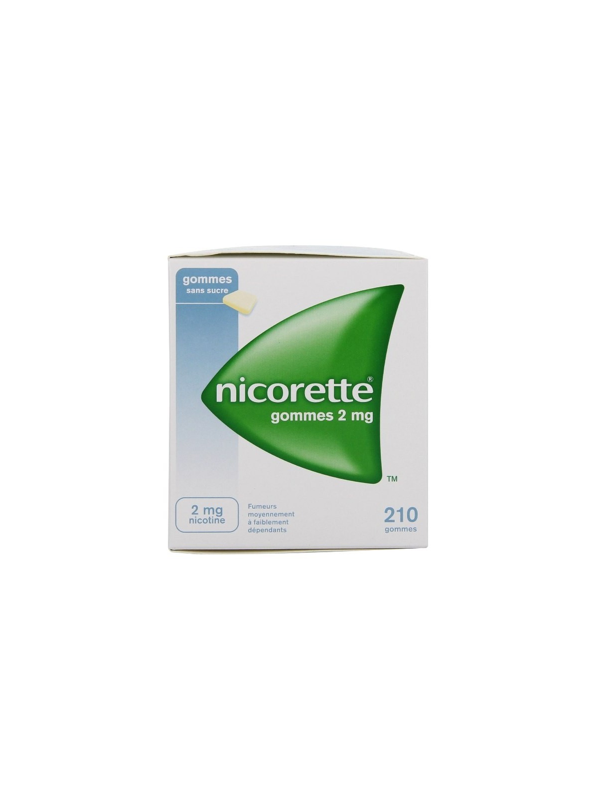 Nicorette 2mg Sans Sucre 210 Gommes à mâcher | Nom de la Pharmacie...