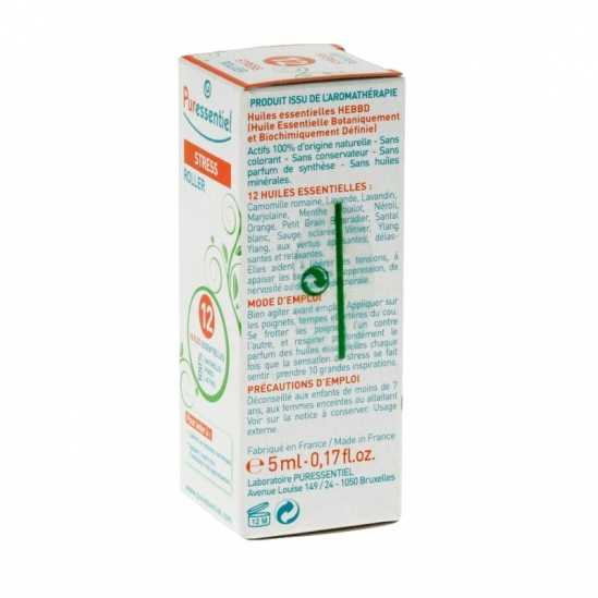 Puressentiel stress roller 5ml | Nom de la Pharmacie en variable