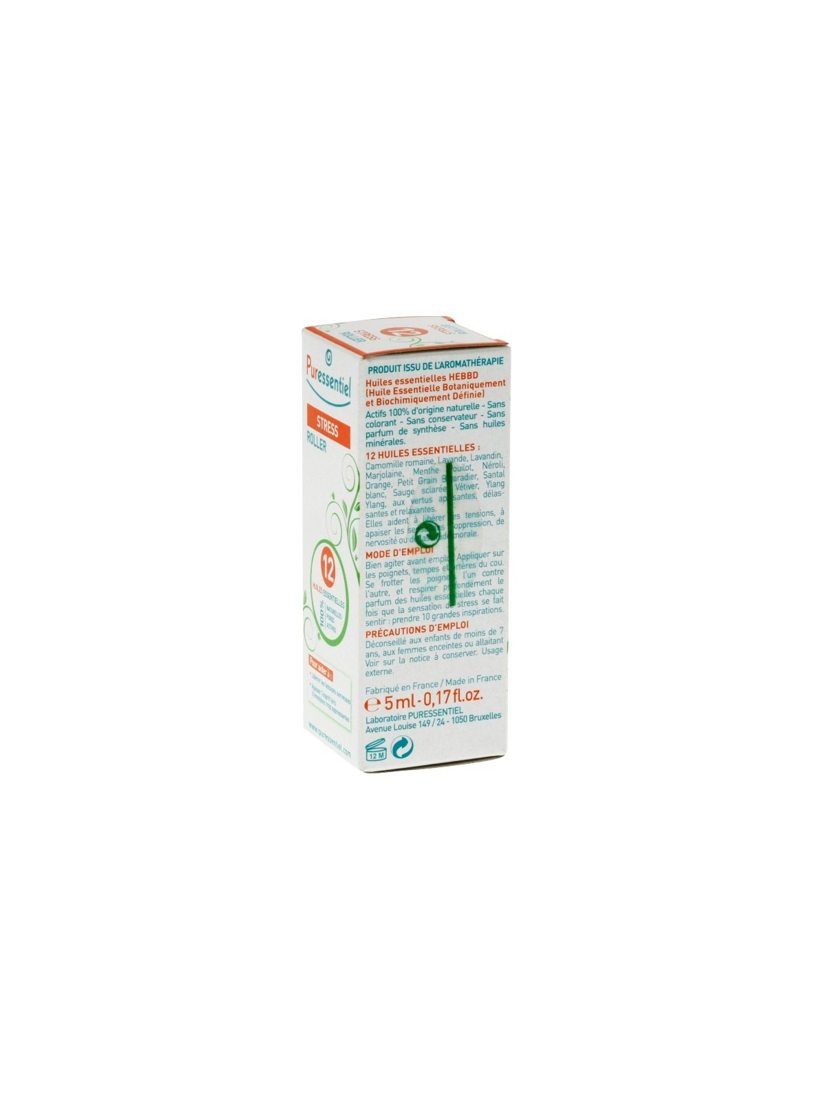 Puressentiel stress roller 5ml | Nom de la Pharmacie en variable