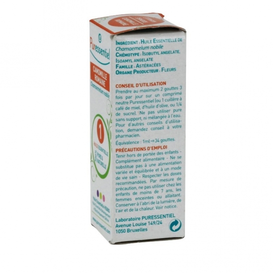 Puressentiel camomille romaine 5ml | Nom de la Pharmacie en variable