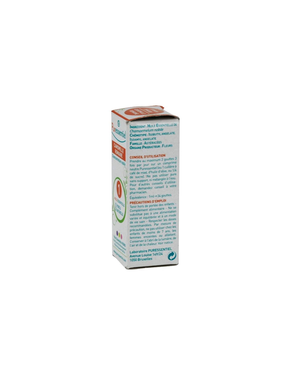 Puressentiel camomille romaine 5ml | Nom de la Pharmacie en variable