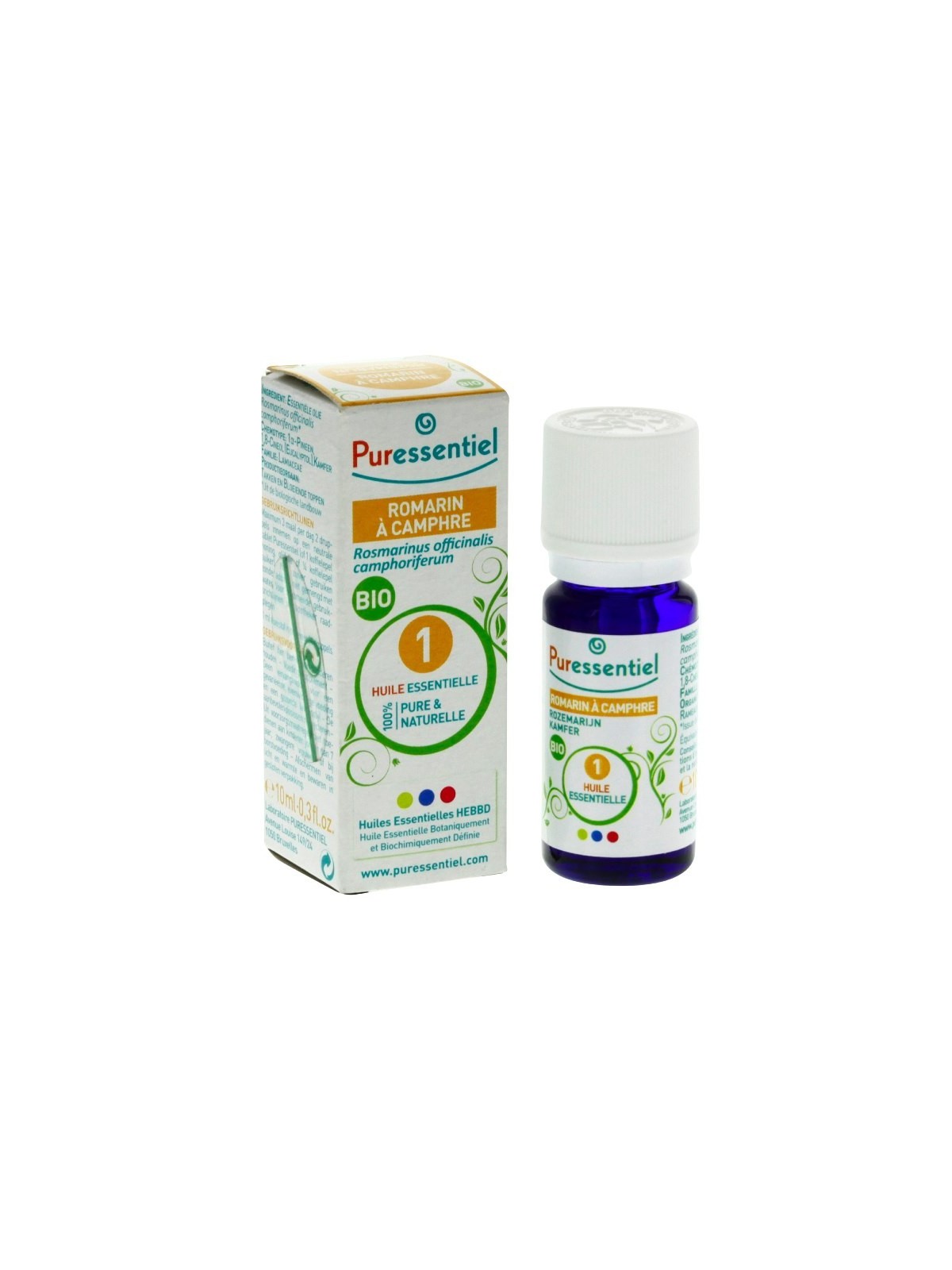 Puressentiel romarin à camphre bio 10ml | Nom de la Pharmacie en...