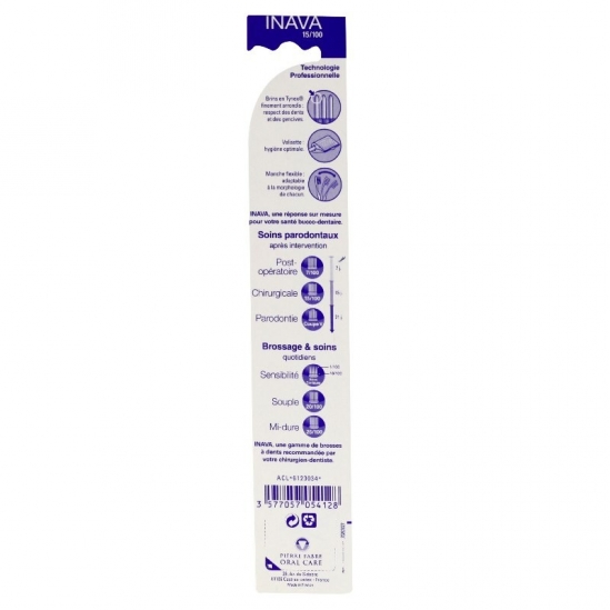 Inava brosse à dents chirurgicale 15/100 | Nom de la Pharmacie en...
