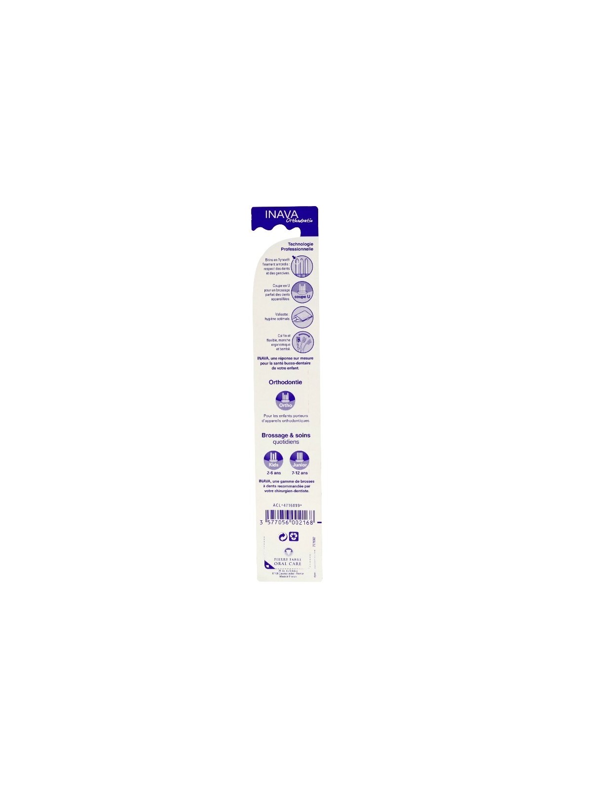 Inava brosse à dents orthodontie | Nom de la Pharmacie en variable