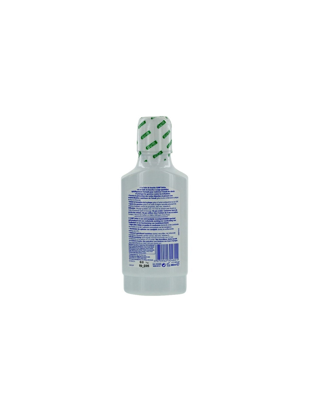 Gum ortho bain de bouche anti-plaque 300ml | Nom de la Pharmacie...