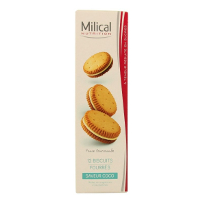 Milical nutrition saveur coco 12 biscuits