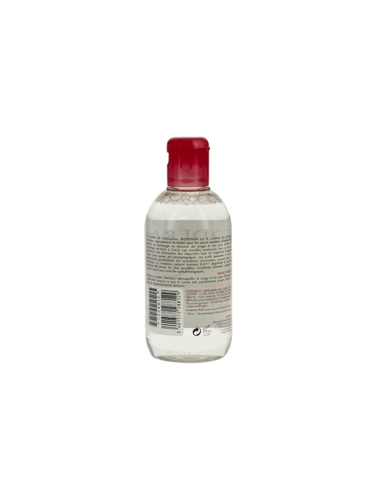 Créaline H2O solution micellaire 250ML | Nom de la Pharmacie en...