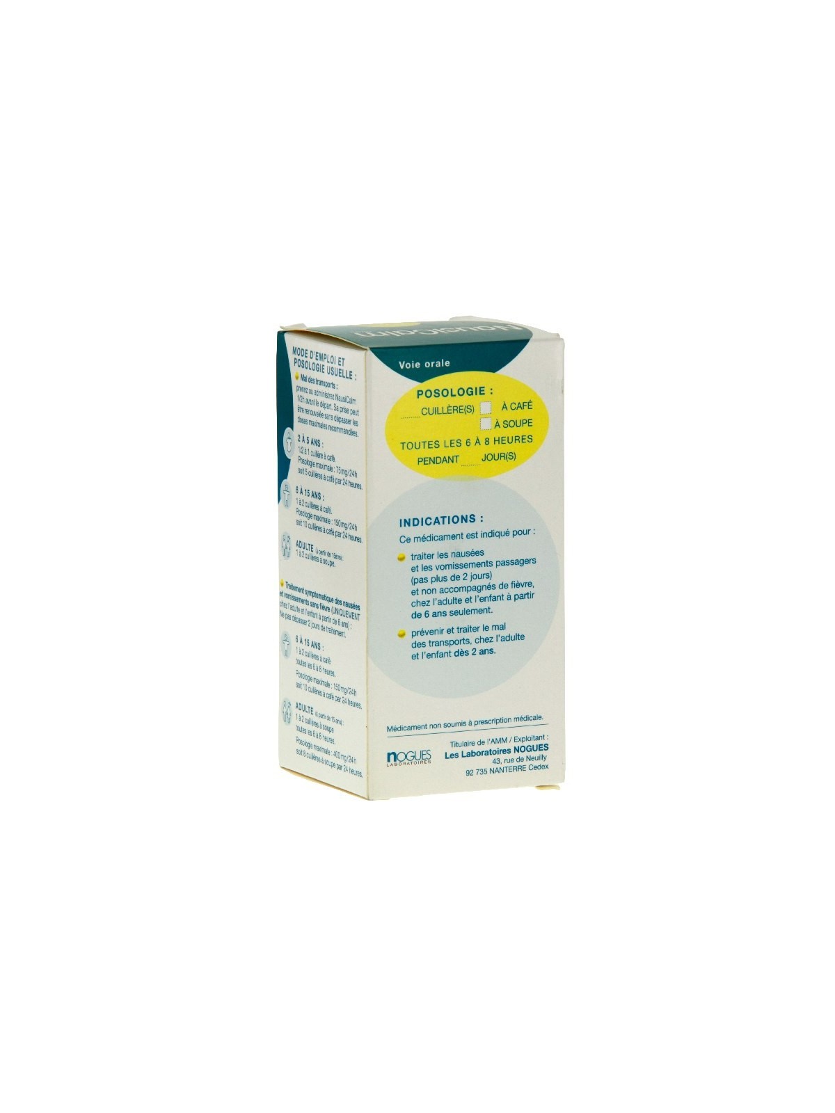 Nausicalm sirop de 150ml | Nom de la Pharmacie en variable