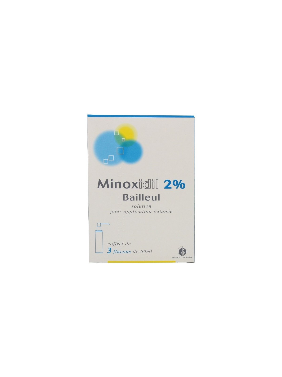 Minoxidill bailleul 2% solution pour application cutanée 3x60ml