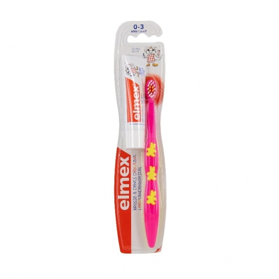 Elmex brosse à dents souple enfants 0-3 ans | Nom de la Pharmacie...