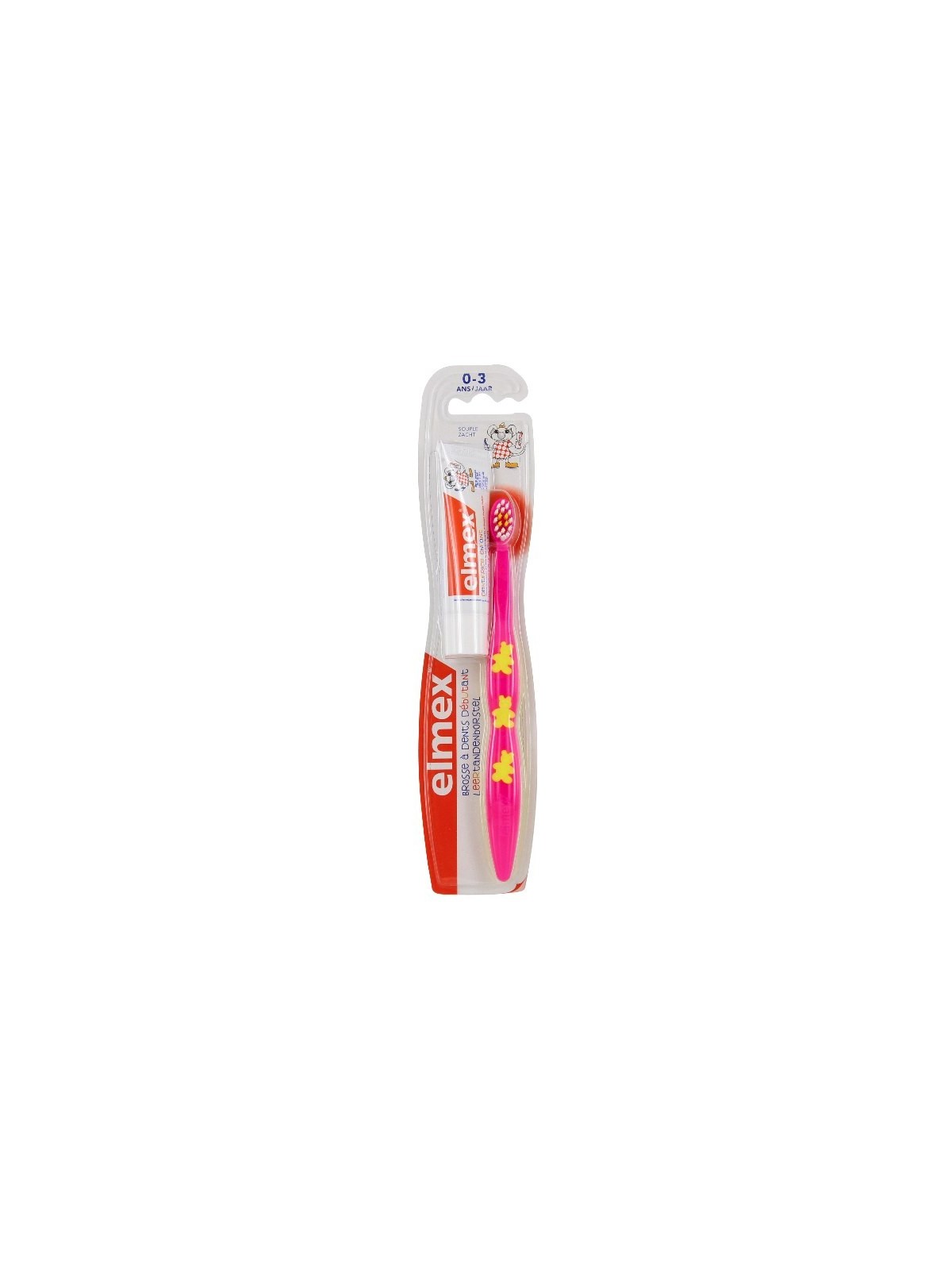 Elmex brosse à dents souple enfants 0-3 ans | Nom de la Pharmacie...