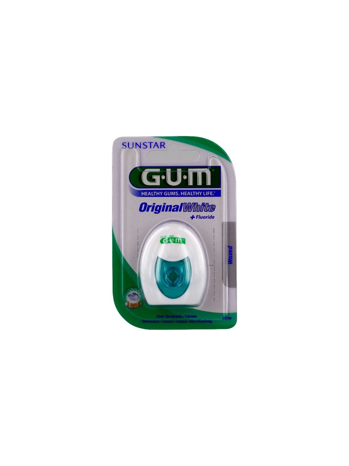 GUM original white 2040 fil dentaire ciré 30m | Nom de la...