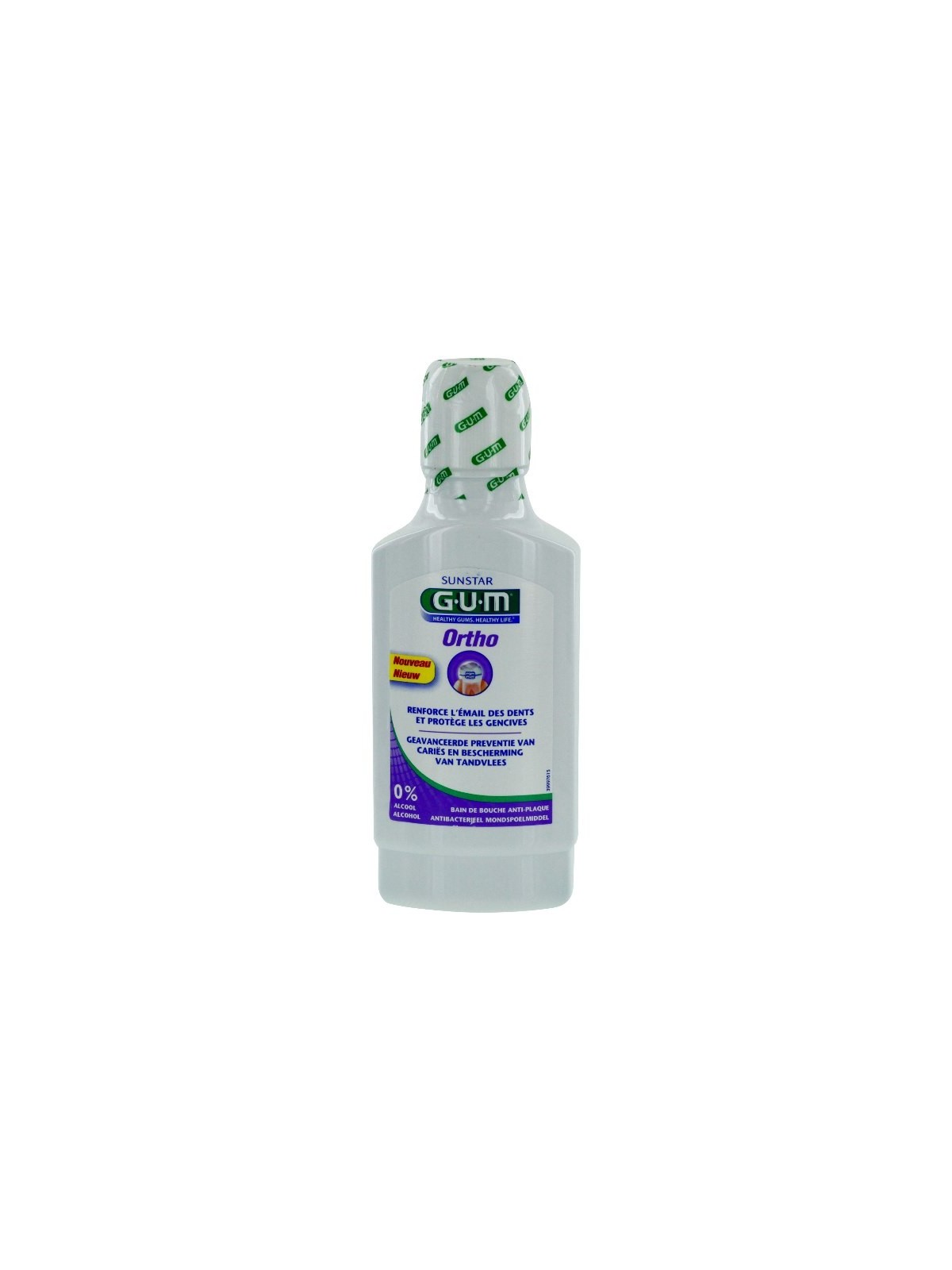 Gum ortho bain de bouche anti-plaque 300ml | Nom de la Pharmacie...