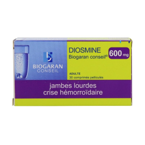 Diosmine Biogaran Conseil 600mg Comprimé 30 Comprimés Pelliculés