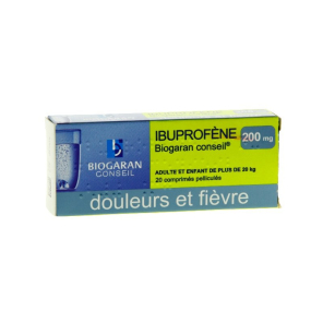 Ibuprofene biogaran conseil 200 mg 20 comprimés pélliculés