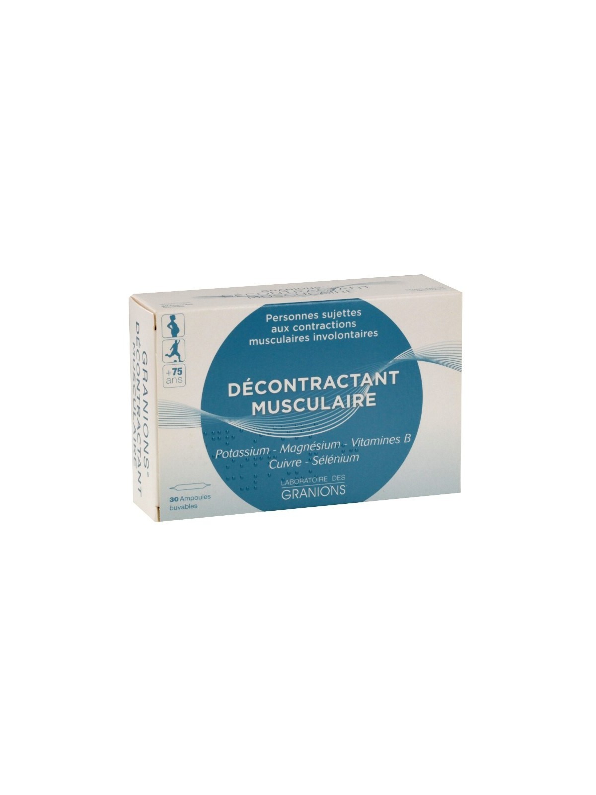 Granion décontractant musculaire 30 ampoules buvables de 2ml