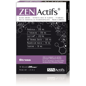 Aragan Synactifs ZenActifs 30 gélules