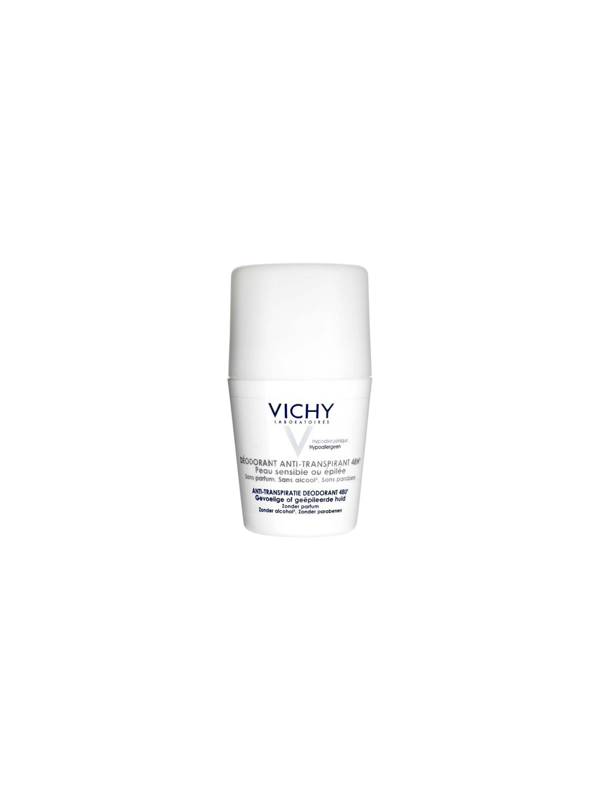 Vichy Déodorant Anti-Transpirant Bille 48H Peaux Sensibles ou Epilées 50ml