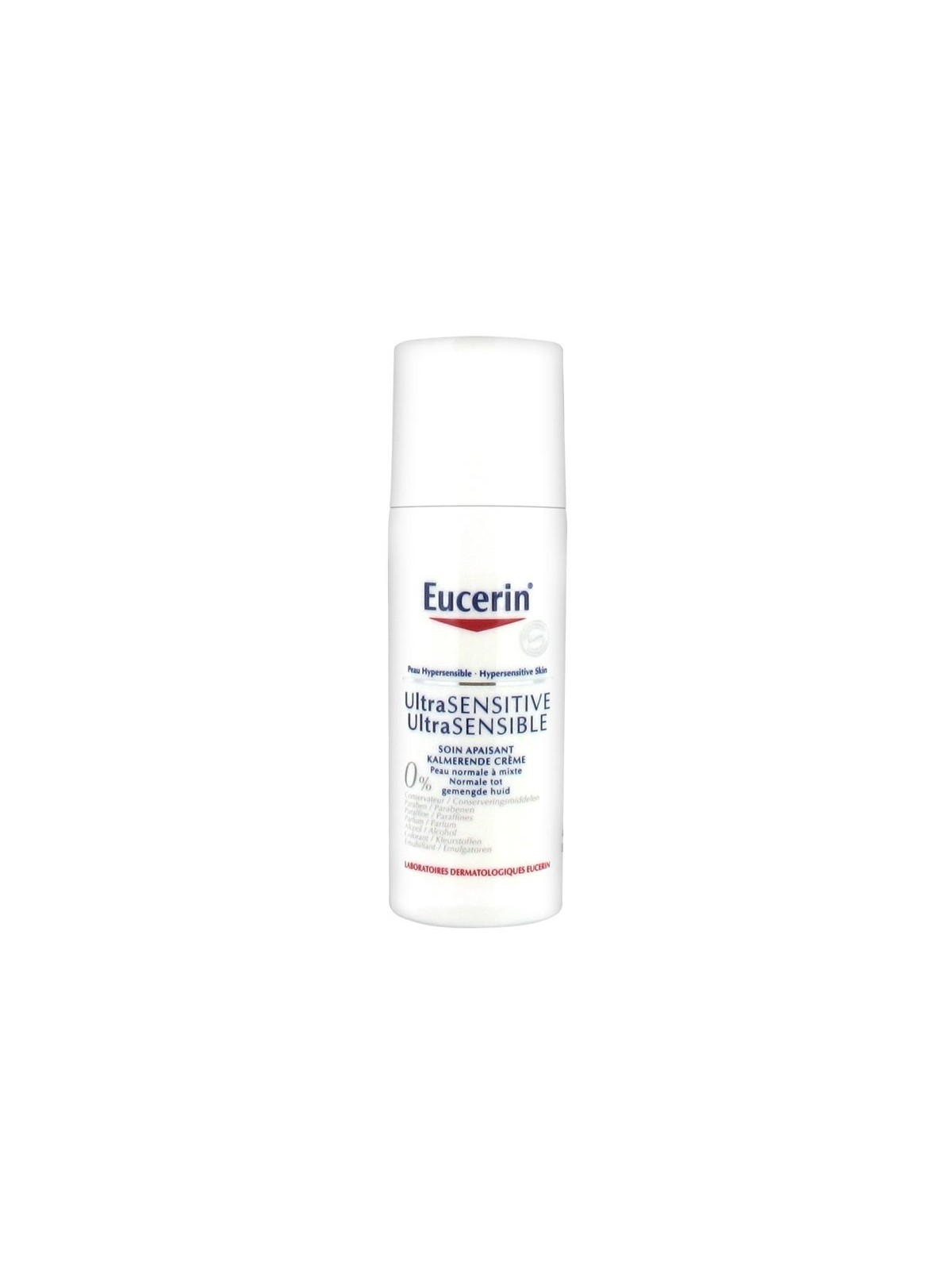 Eucerin Ultra Sensible Soin Apaisant Peau Normale à Mixte 50 ml