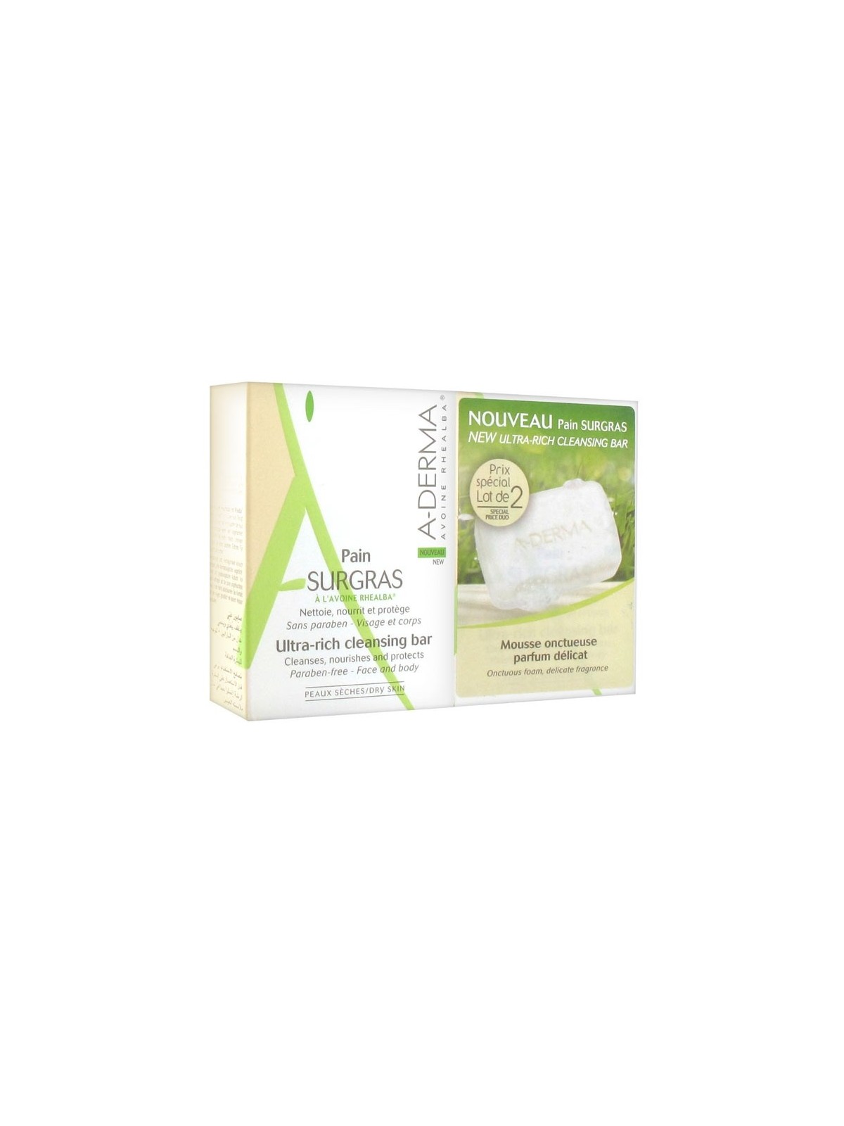Aderma Pain Surgras Lot de 2 x 100 g