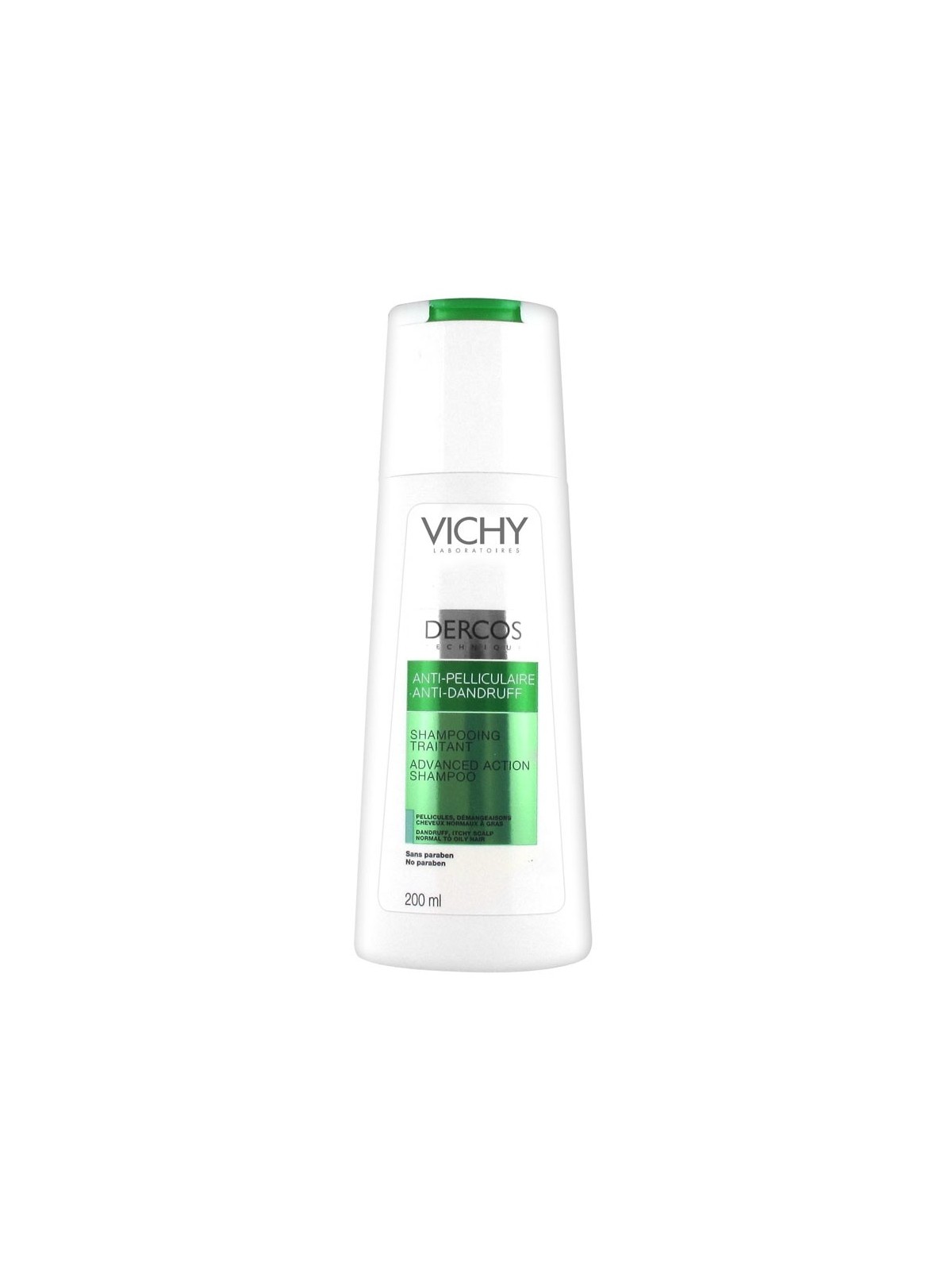 Vichy Dercos Shampooing Traitant Anti-Pelliculaire Cheveux Normaux à Gras 200ml