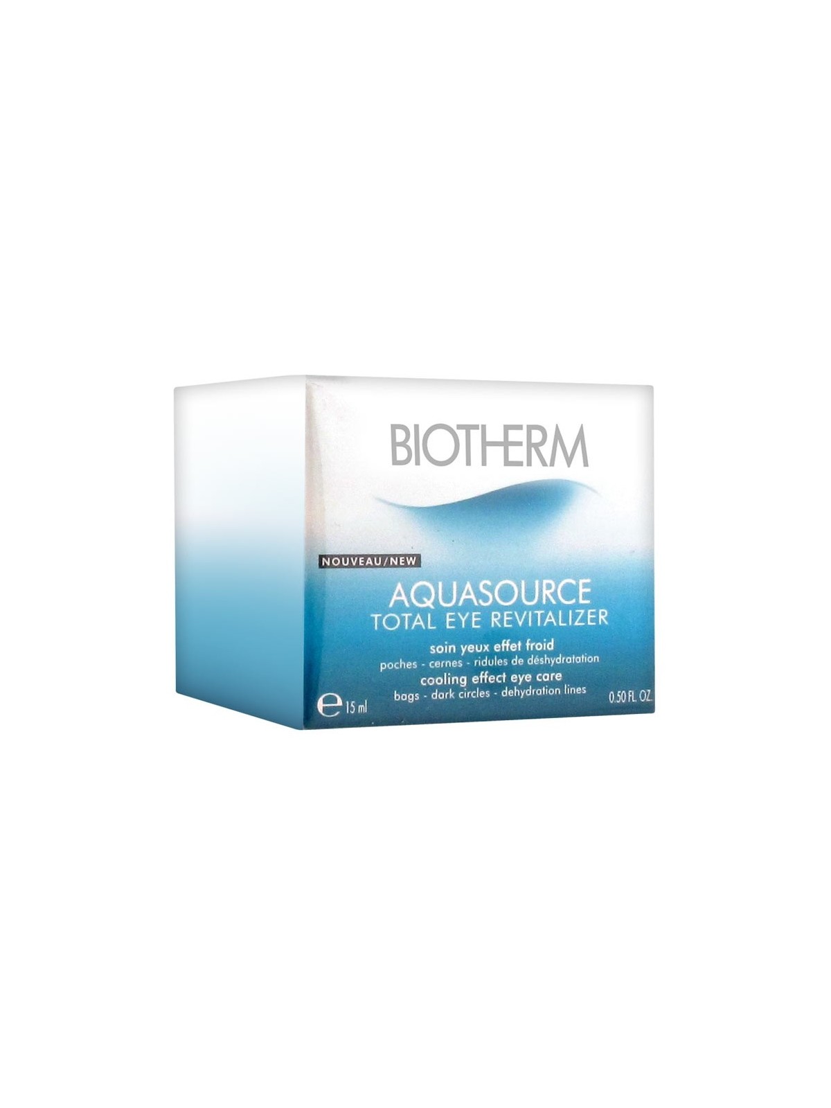 Biotherm Aquasource Total Eye Revitalizer Soin Yeux Effet Froid 15 ml