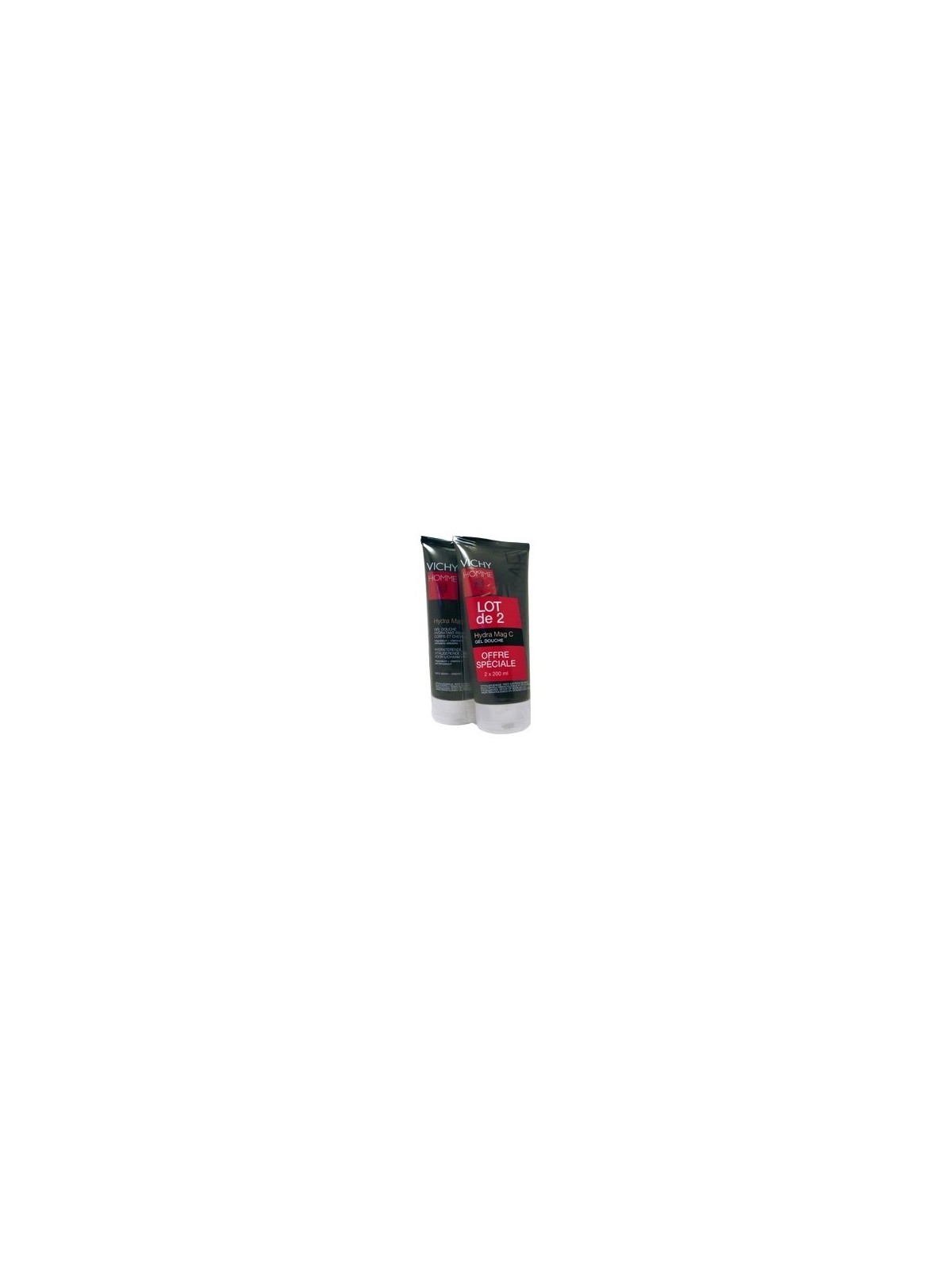 Vichy Homme Hydra Mag C Gel Douche Corps et Cheveux 2x200ml