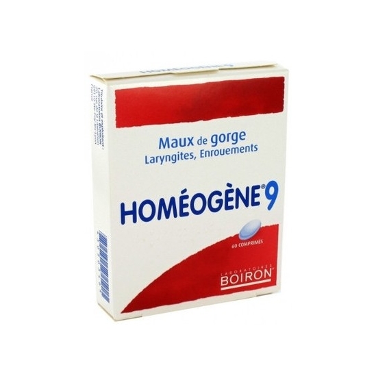 Boiron homéogène 9 comprimés x 60