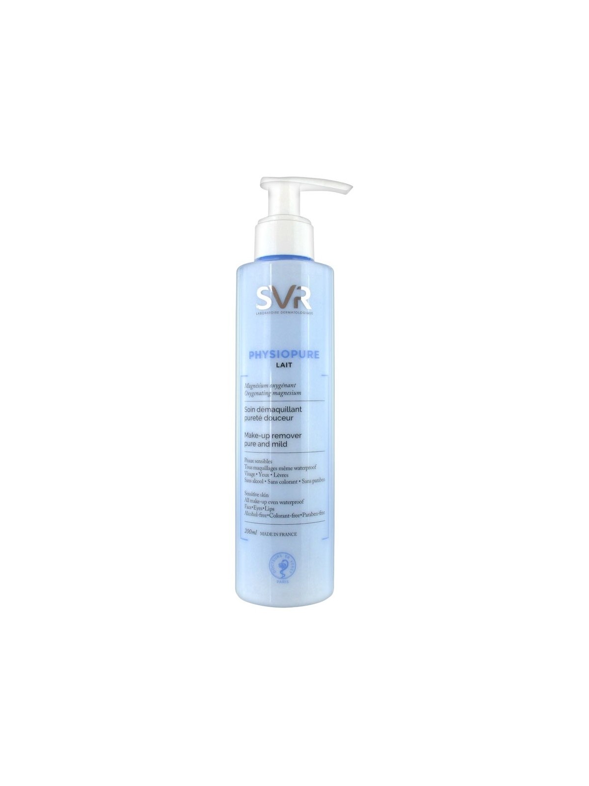 SVR Physiopure Lait Démaquillant 200 ml